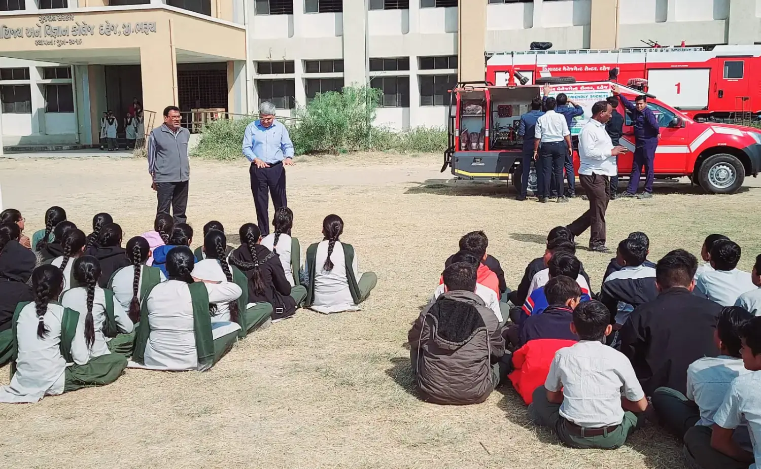 School Safety Session by DMC, Dahej