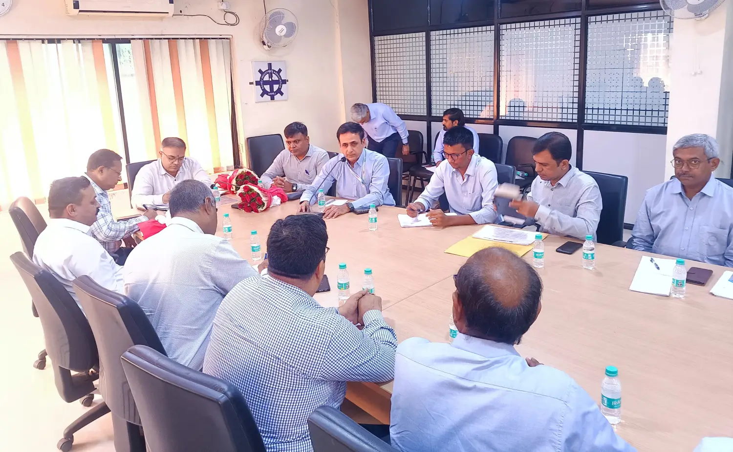 Review Meeting on State Level Chemical Industries Mock Drill by DISH