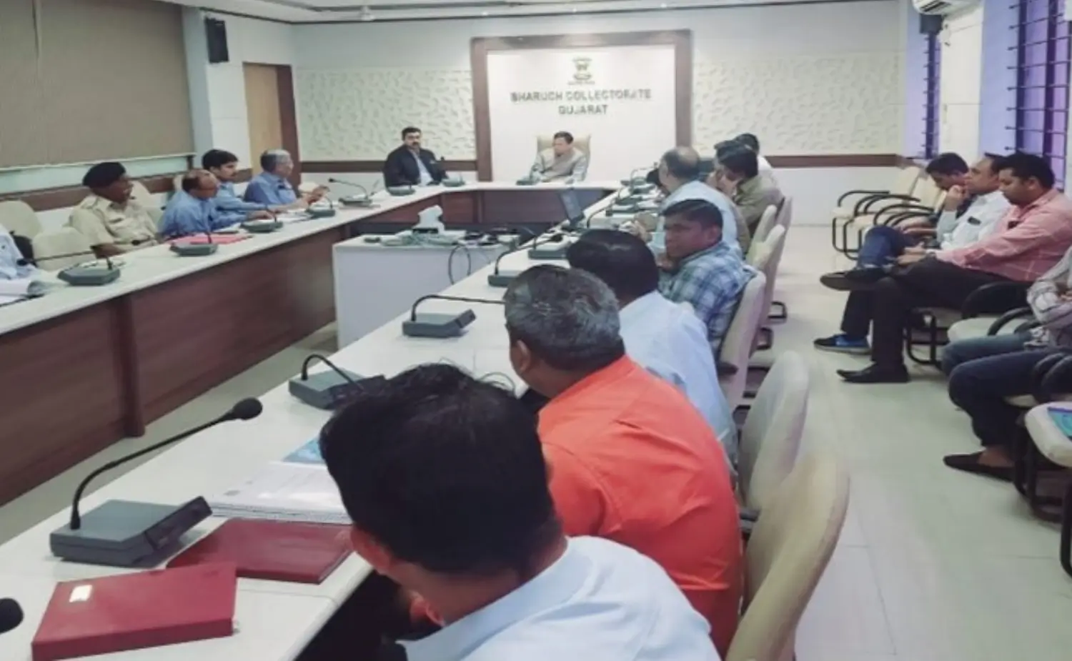 A Review Meeting by Hon. Relief Commissioner